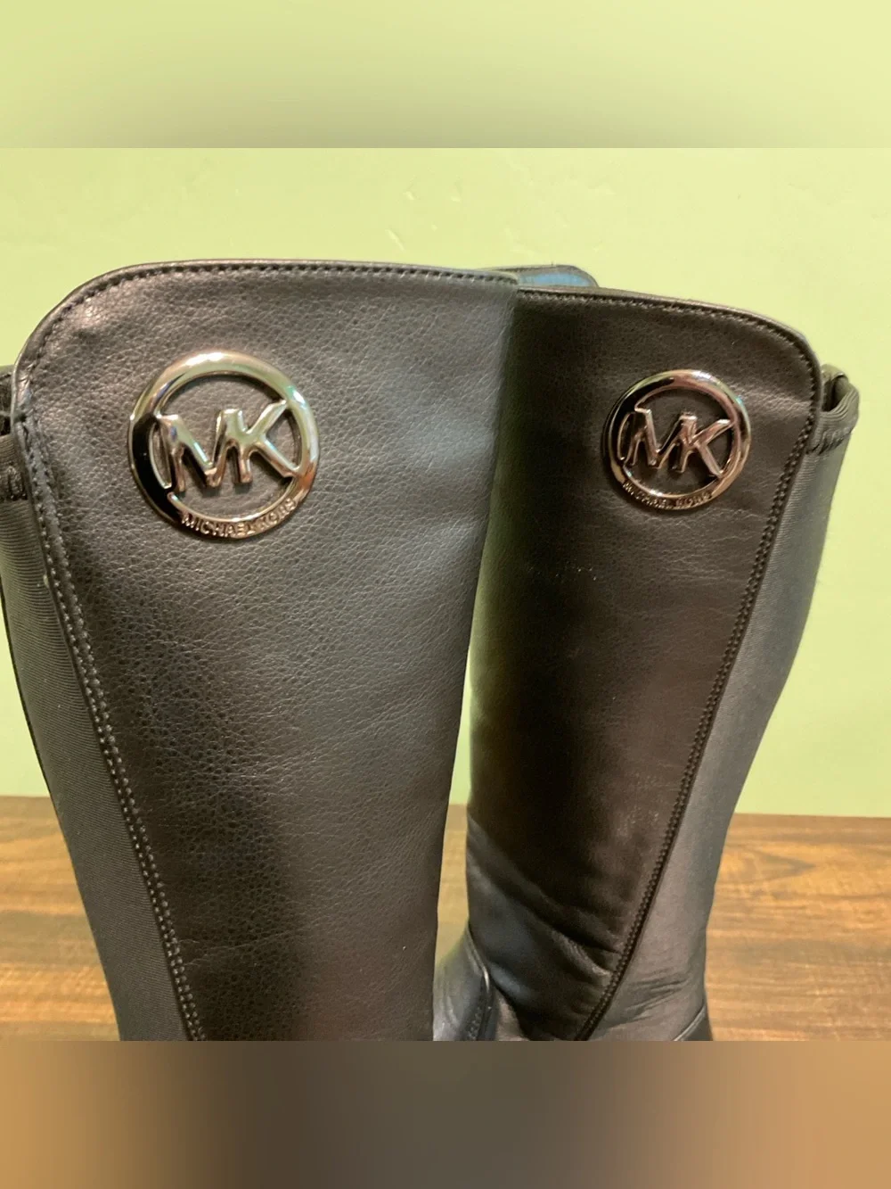 Michael Kors Emma Azeala Girls Riding Boots Black size 1
